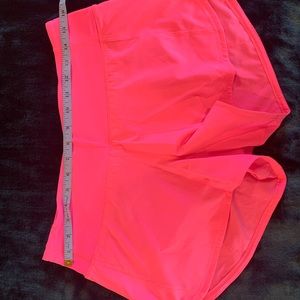 Lululemon Women’s Speed Sorts 4 inch inseam.
